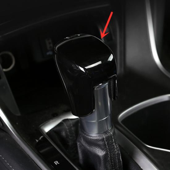 Bright black Gear Shift Knob Cover Trim 1pcs For Honda Civic