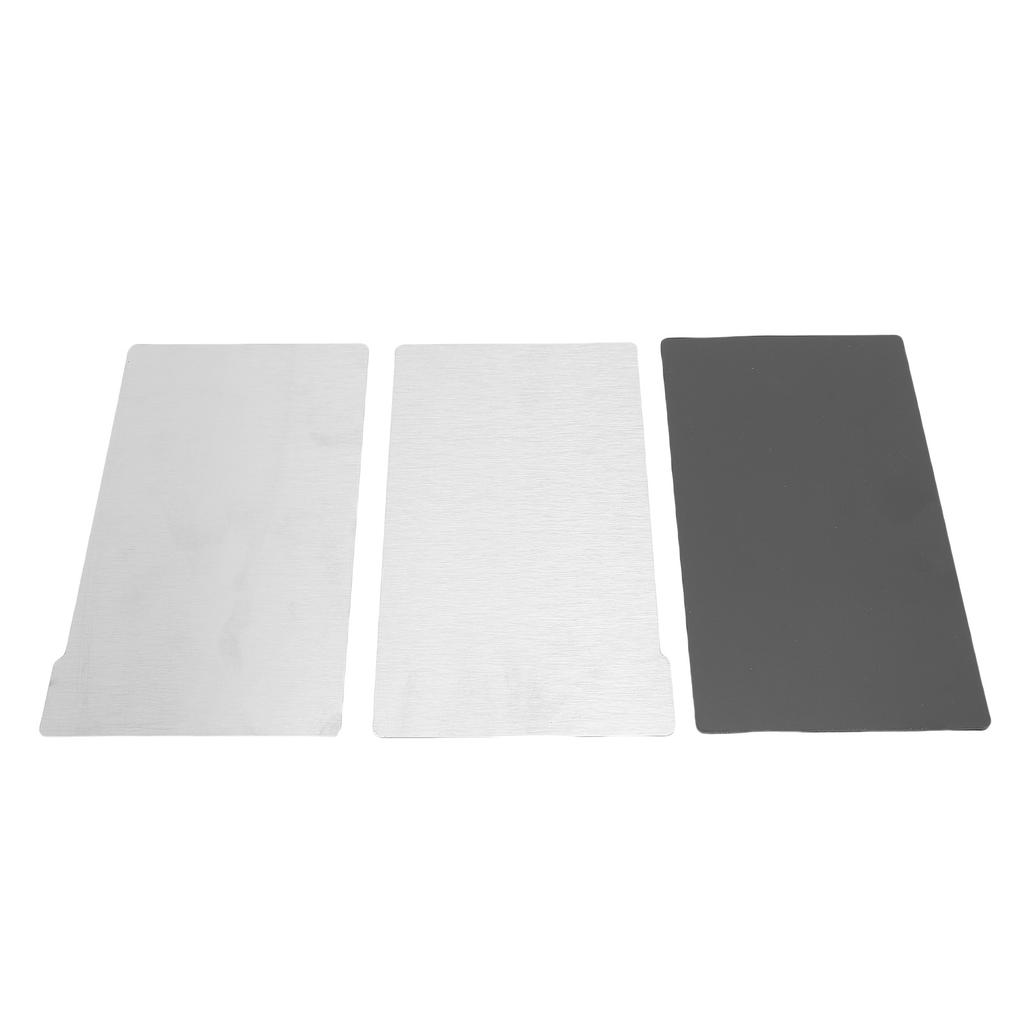 2 Pcs 3D Printer LCD Build Plate Suitable for Photon Mono 4 163x90mm Flexible Build Plate with Soft Magnetic Base