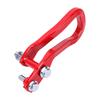 2 Pcs Front Tow Hook 84280203 Red Heavy Duty Steel Front Lower Bumper Trailer Ring with Bolts and Nuts