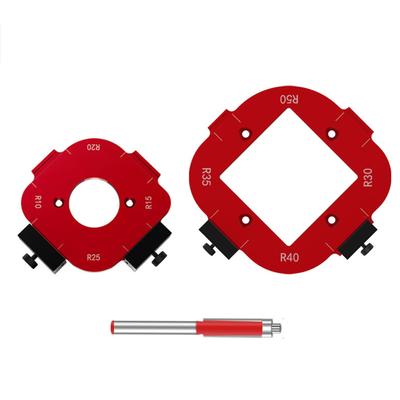Rounded Corners Router Bit Template Aluminium Alloy Router Table Corner Radius Jig R10 R15 R20 R25