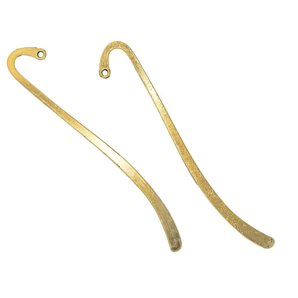Classic Metal Alloy Bookmark Clip Beading Bookmarks Hooks Bulk Book Marker Clips - Pack of 40 DIY