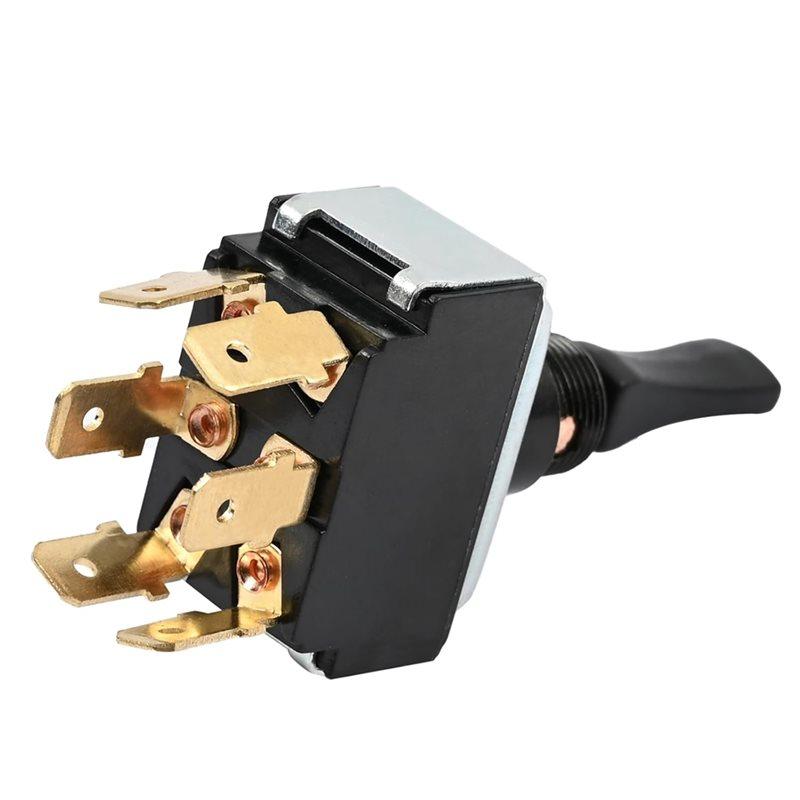 ABBP-Momentary Toggle Switch Replace K301-317 K301317 Compatible For Kenworth C500 T300 T400 T450 Trucks 6-Pins