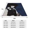 Flannel Throw Blanket Malice Mizer Mana Sama Moi Meme Moitie Warm Plush Blankets Soft Bedding for Bed Living Room Home Sofa