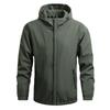 Herren Koreanischer Stil Kapuzen-Baseballjacke - Frühling Lässig Einfarbiges Design.