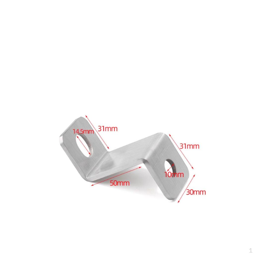 Stainless Steel Z Shape Corner Bracket, Trapeziform Fixing Connector, Furniture Support 2*3*3cm