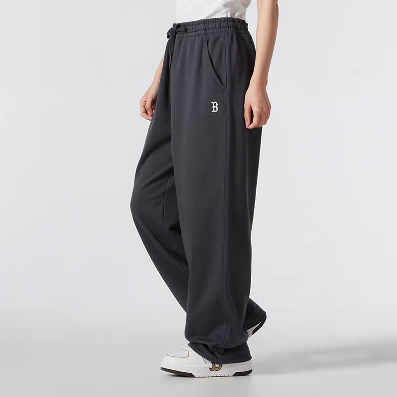 New MLB Boston Red Sox Casual Pants Unisex Charcoal Gray 3APTB0451-43CGS