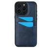 Luxury High-end Leather Case for iPhone 16 Pro Max 16E 15 Plus 14 Pro 13 12 11 XS XR X 7 8 Card Slot Holder Mobile Phone Cover