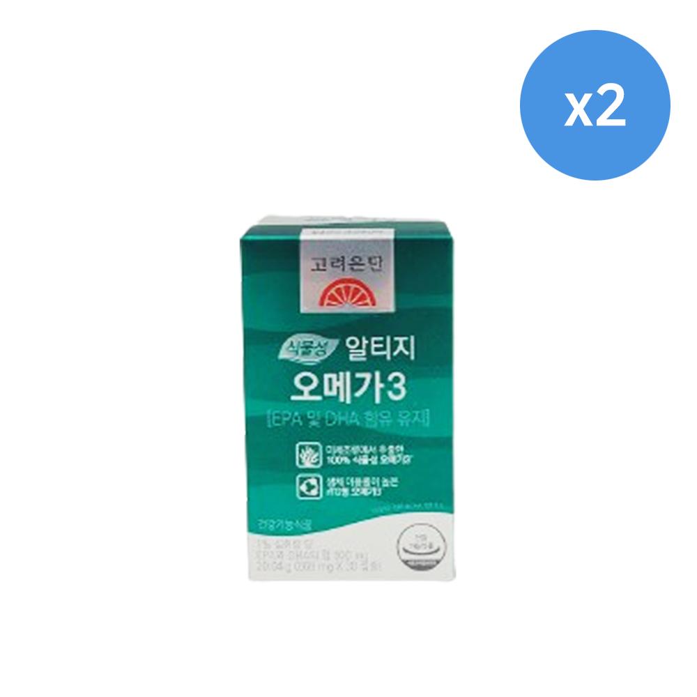 Koryo Eundan Plant-Based RTG Omega-3 30 Tablets (2 Pcs)