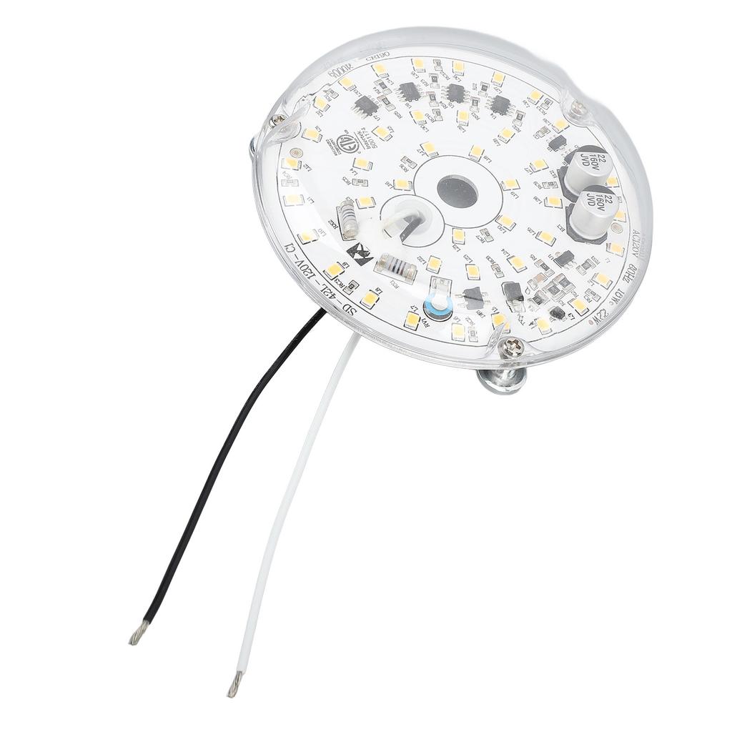 3,93palcové LED světlo k stropnímu ventilátoru Náhradní Profesionální Stmívatelné 18W AC120V 2000lm Magnetická Montáž LED