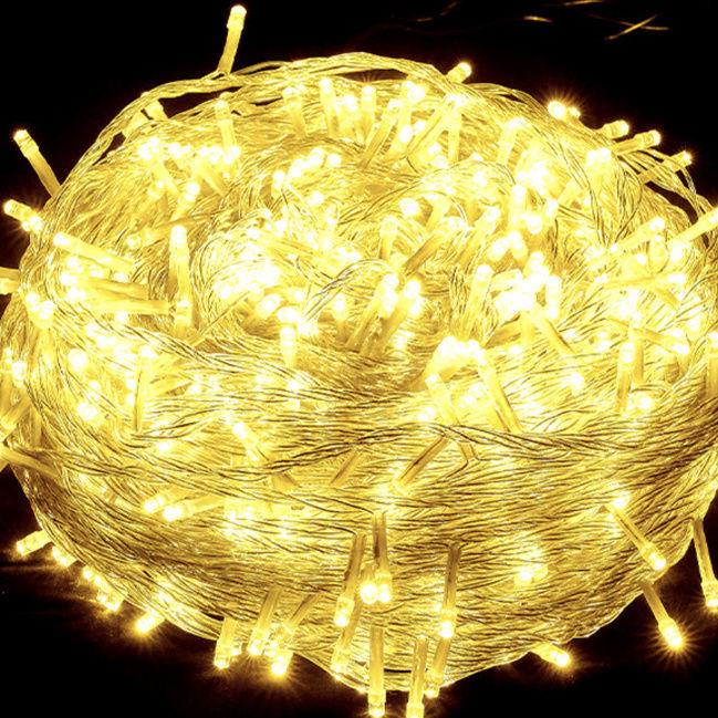 

Зоряні вуличні гірлянди: Світлодіодні гірлянди для весіль, Нового року та декоративних ландшафтів 2m 10-Lights Battery