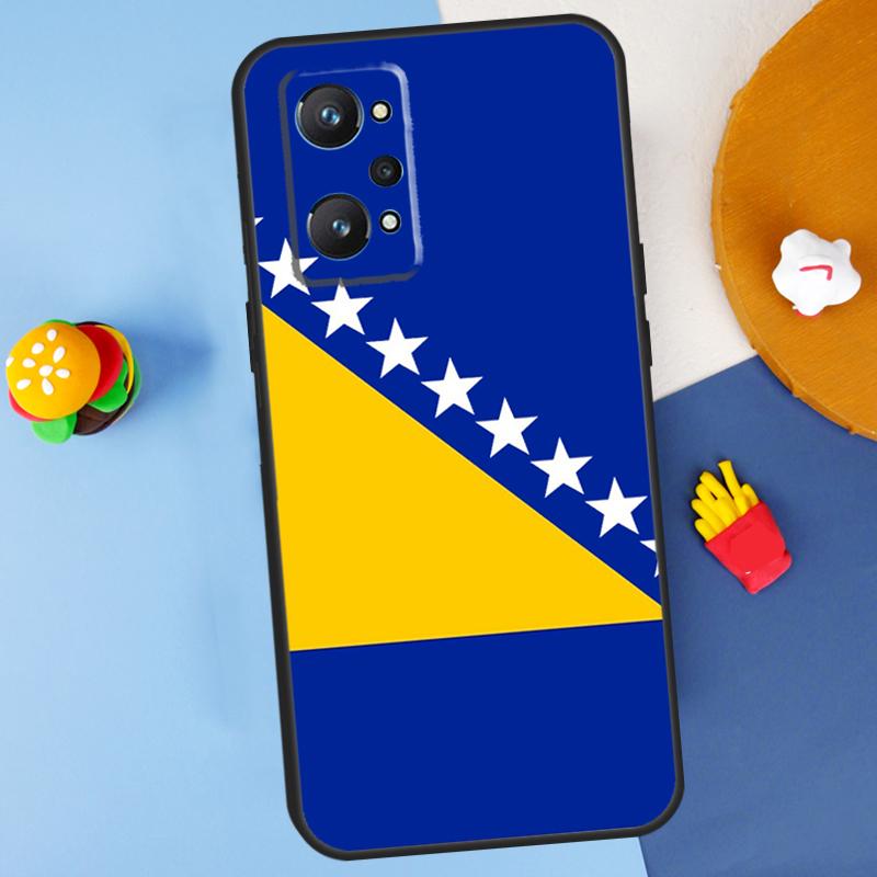 

Bosnia Flag For Realme C55 C67 C61 C75 C53 C51 C21Y C25S GT 6 6T 5 GT7 Pro 10 11 12 13 14 Pro Plus Case Realme C75