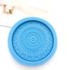 Mandala Diy Homemade Mold Coaster Crystal Dripping for Creative Silicone Mold Crystal Drip Placemat Mold for Diy Craft