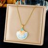 Fashion Vacation Premium Multi Element Ocean Creature Pendant Shell Starfish Sun Necklace