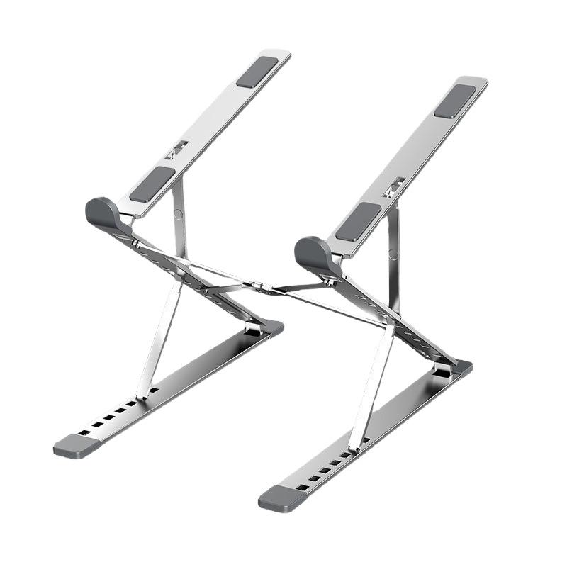Double-Layer Foldable Aluminum Laptop Stand with Heat Dissipation