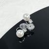 Pearl Mosquito Coil Disc Ear Clips: No-Pierce, Elegant French-Style Earrings for Women