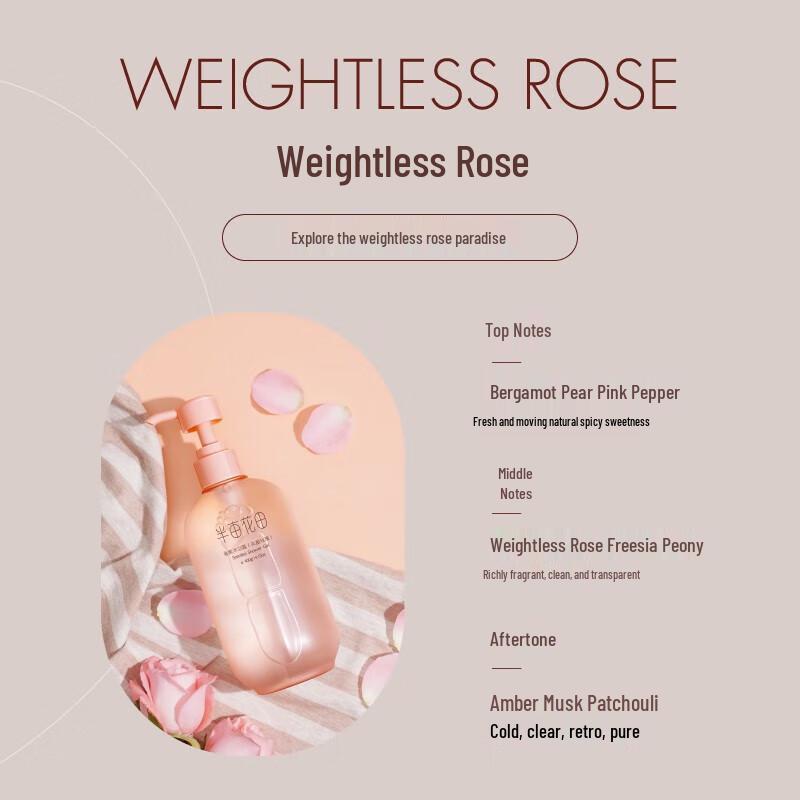 Ban Mu Hua Tian Weightless Rose Amino Acid Shower Gel