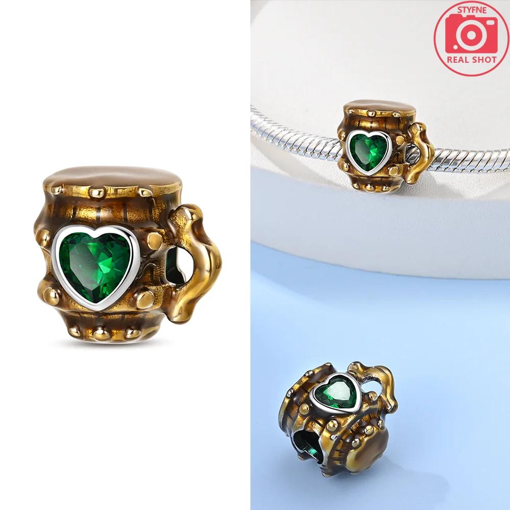Charms Plataoriginales Beer Camera Beads For Charms Copper Bracelet Beads Jewellery Making Women'S Gift