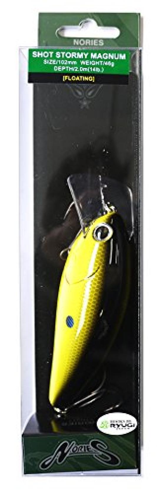 

Nories Крэнкбейт Shot Stormy Magnum 102мм 46г Chartreuse Shad #239