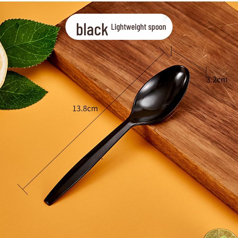 

Lightweight Plastic Dessert and Soup Spoons