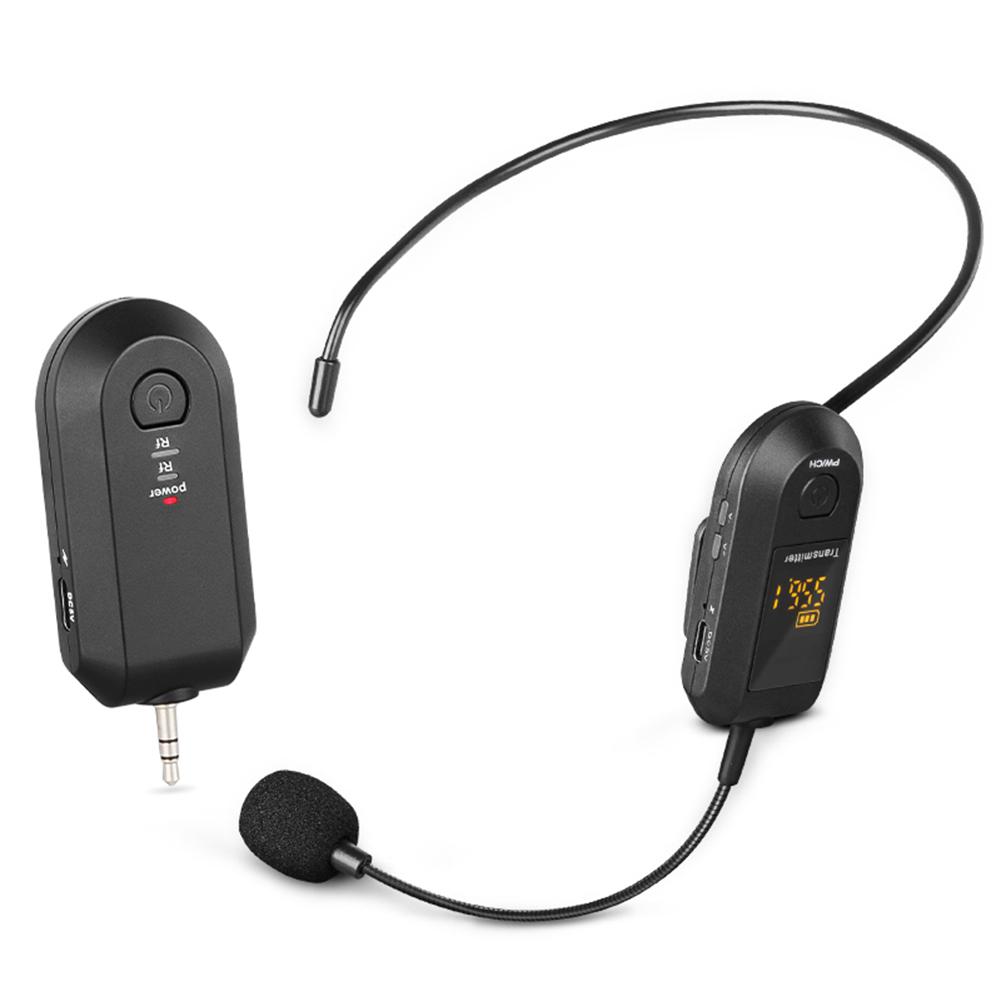 

2.4G Plug and Play Wireless Mic Wireless Headset & Handheld 2 in 1 Mic for Teaching Stage Performers Fitness Instructors