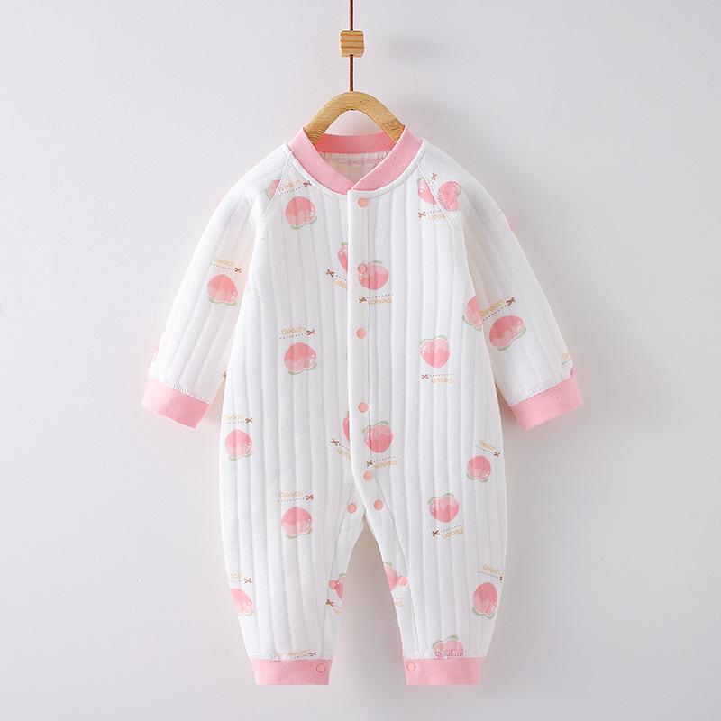 Spring & Autumn Warm Air Cotton Baby Jumpsuit