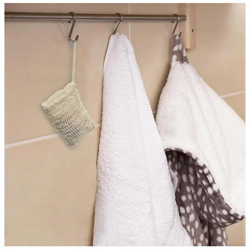 6 Soap Storage Bags, Soft Soap Bags For Shower, Exfoliating Mesh Soap Storage Bags For Facial And Body Cleaning Foam