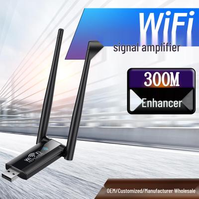 Divu antenu 300M USB bezvadu atkārtotājs un signāla pastiprinātājs