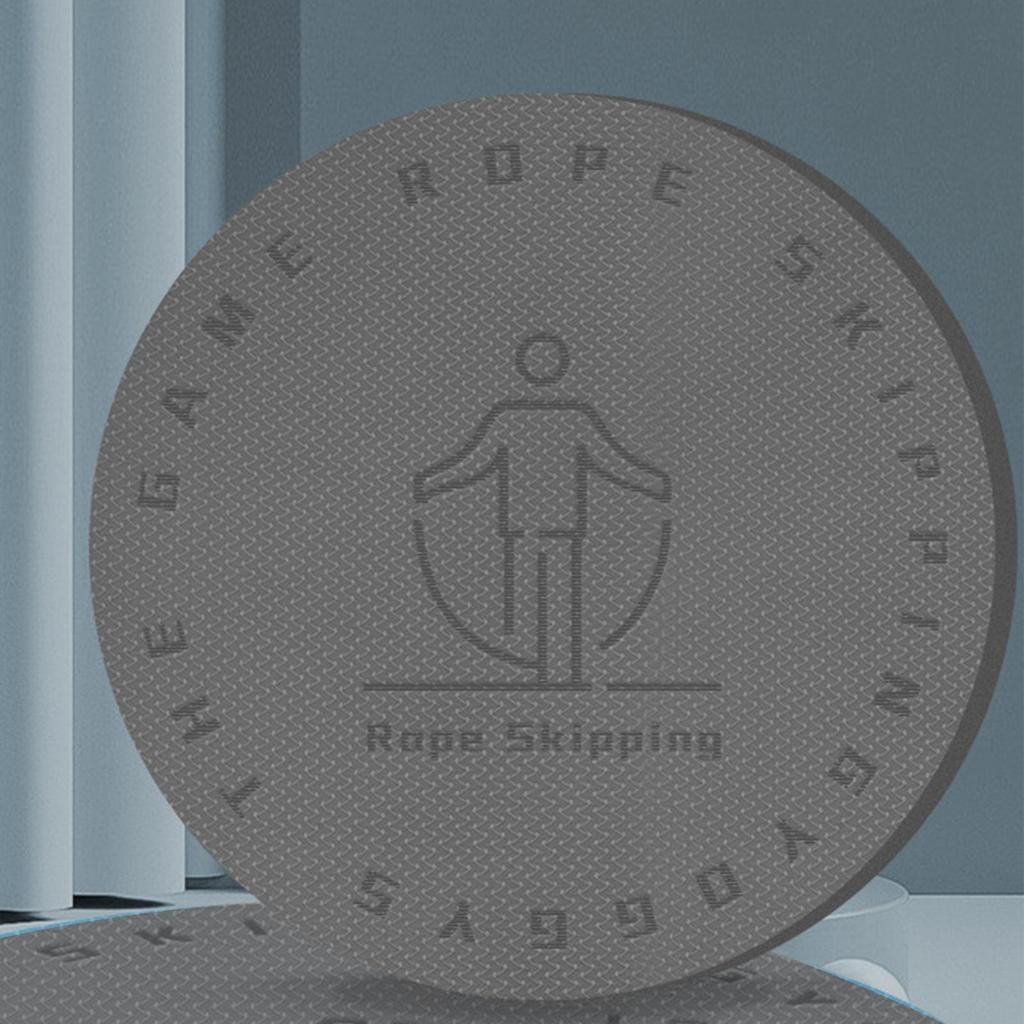 Indoor Skipping Rope Mat Yoga Cushion 60cm Round Rope Skipping Pad Anti-noise Jump Rope Mat Workout Fitness Equipment