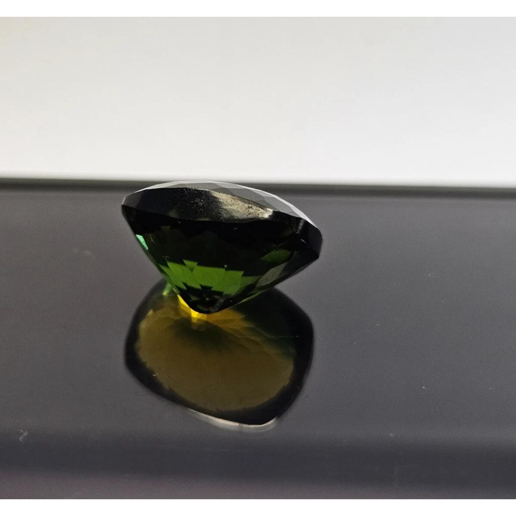 Natural Bi-Color Tourmaline Cushion Cut 10-12 Ct Stunning Certified Gemstone