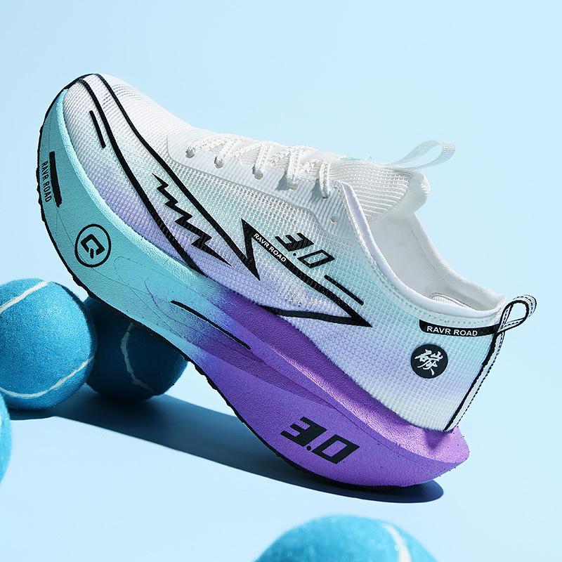 

Zhijing 3rd generation running shoes carbon board sports middle and old children s new breathable 44