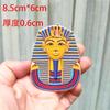 Egyptian Pharaoh Retro Magnet Resin Refrigerator Stickers Pyramid Culture Creative Decorations Home Office Magnetic Stickers