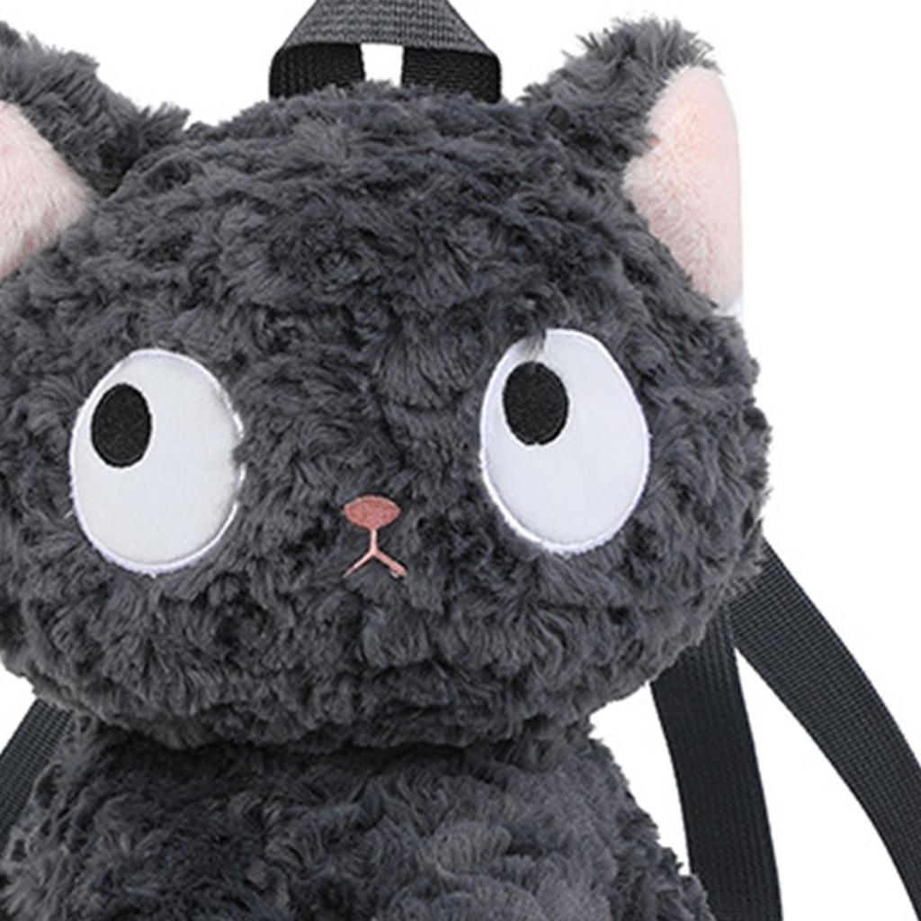 Cat Shaped Backpack Fashion Cute Plush Animal for Street Outdoor Travel