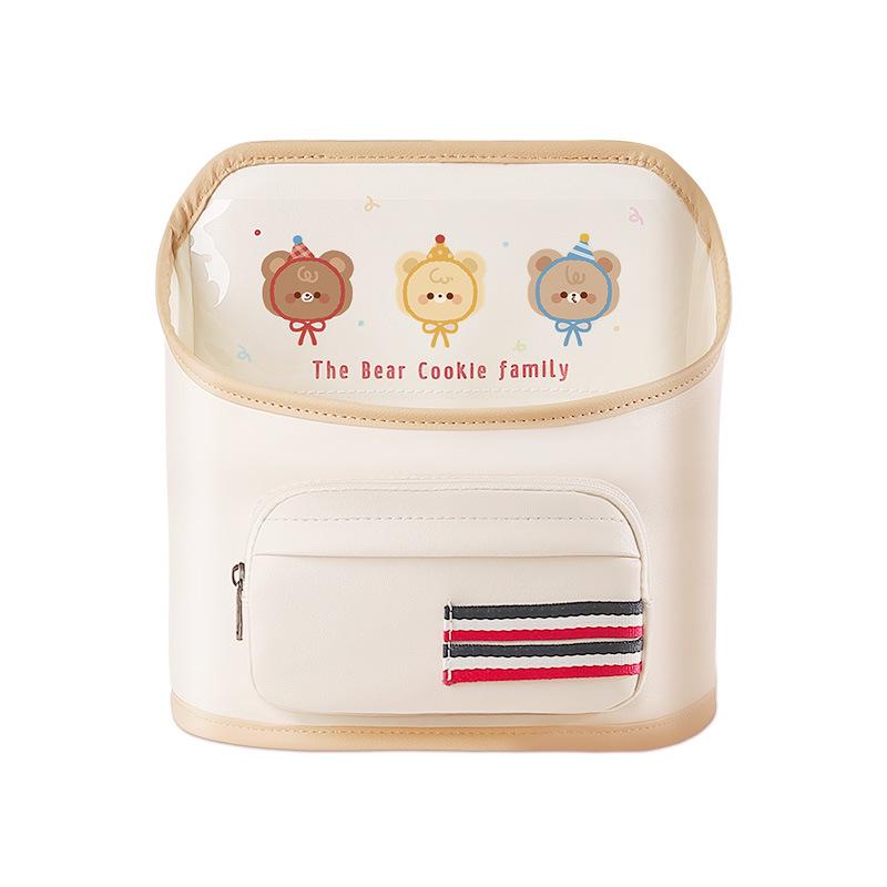 Multifunctional Car Seat Back Organizer with iPad Holder and Trash Can