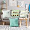 Polyester Colorful Geometric Pillow Case Combination Home Sofa Cushion Pillow Case