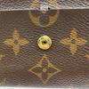 LOUIS VUITTON M61578 Monogram leather Portefeuille Emily Purse Brown leather Women Used