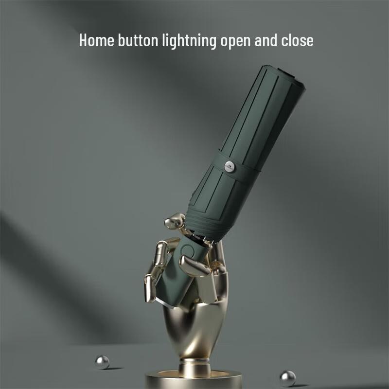 ZUODU LED Triple Spotlight Automatic Umbrella