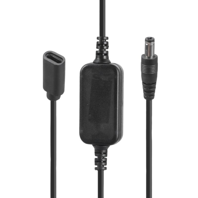

USB Type C 5V to DC5521 Adapter Cable 9V Output Fast Charging Connector Power Cord for Routers and LED Lights 1
