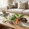 Realistic Simulation Silk Flowers Long Branch Faux Flower Luxury Fake Iris Stem  Party Decor