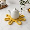 Sous-verre Style Nordique Tournesol Corde de Coton Sous-verre, Tapis Isolant Thermique Fait Main pour Tasse Antidérapante Table, Set de Table Pots Et Tasses Tissé