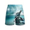 Summer Men's Lightweight Breathable 3D Printed Beach Shorts Summer Casual Swimwear for Outdoor Activities