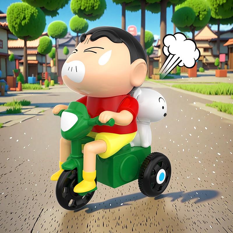 Crayon Shin-Chan Clockwork Model Moving Blind Box Creative Crawling Toy Animation Peripheral Collection Table Tide Play Gif