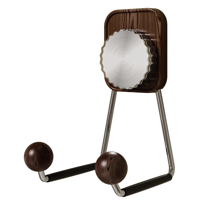 

Стійка для зберігання фена - Без свердління, на присосці, з міцним та безшовним кріпленням для меблів під дерево, полиця для зберігання у ванній кімнаті Hair dryer stand