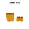XT90H Male Female Connector High Conductivity With Insulated Cover Welding Terminal 1/3 Sets for E-Bike Power System Modification