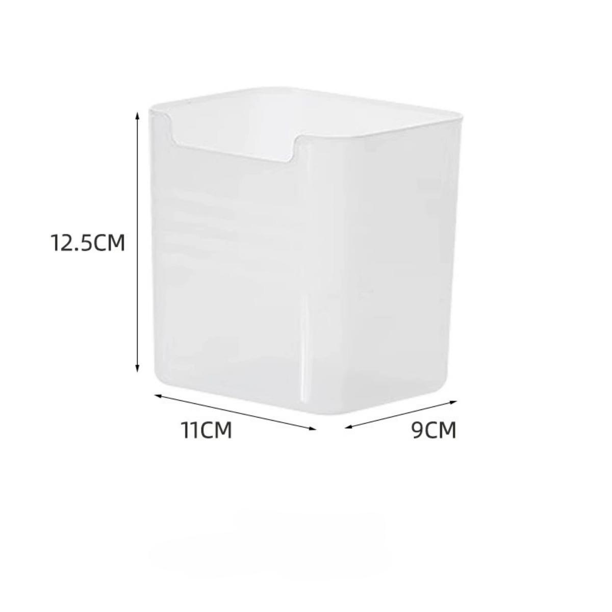 

Упаковка из 2 ящиков для хранения на боковой двери холодильника, органайзер для холодильника, контейнеры для хранения на боковой двери холодильника, прозрачные пластиковые 2pcs белый