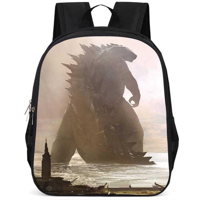 Stilingas Godzilla 15 colių didelės talpos lengvas mokyklos kuprinė vaikams