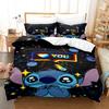 2 Piece-set Cartoon Duvet Cover and Pillowcases,Cute 3D-Printed Home Decor,Creative Oversized Bedding Set for All Seasons Family