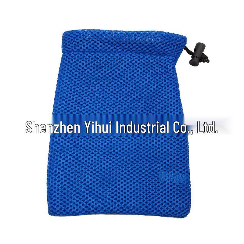 

Сетчатый мешочек на шнурке для гольф-мячей - Полиэстеровый чехол для хранения синий