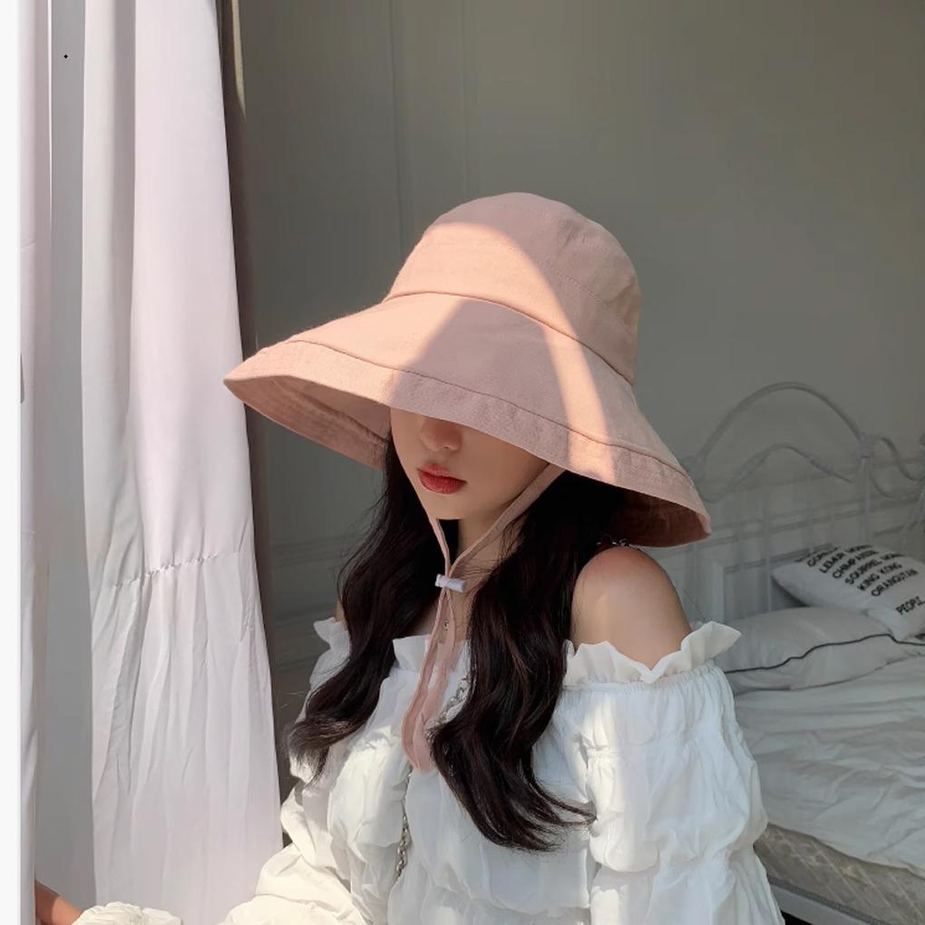 Fisherman Hat With Foldable For Outdoor Activities Big Brim Fisherman Hat Korean Sun Hat Providing Greater Shading Area yellow M