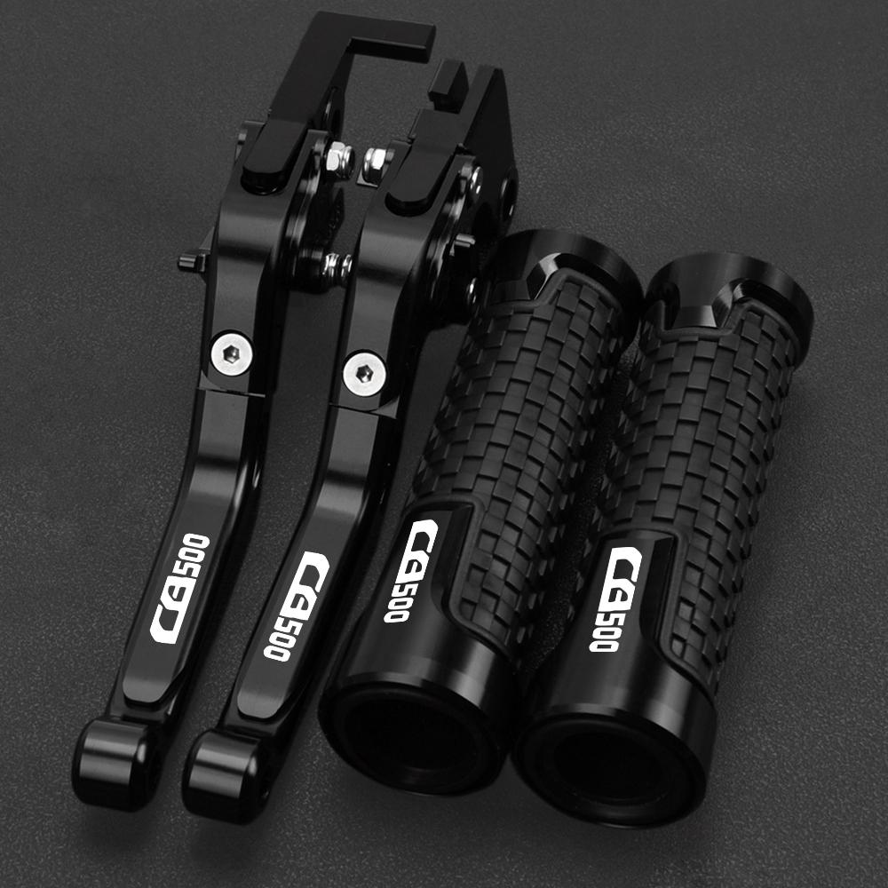 Motorcycle CNC  Adjustable Extendable Folding Brake Clutch Levers Handle Grips For HONDA For Honda CB500 CB 500 1994 1995