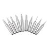 10pcs Soldering Iron Tips 900M-T-B-C Lead-free Welding Tips Copper Base For Rework Soldering Station Welding Equipment Accessory